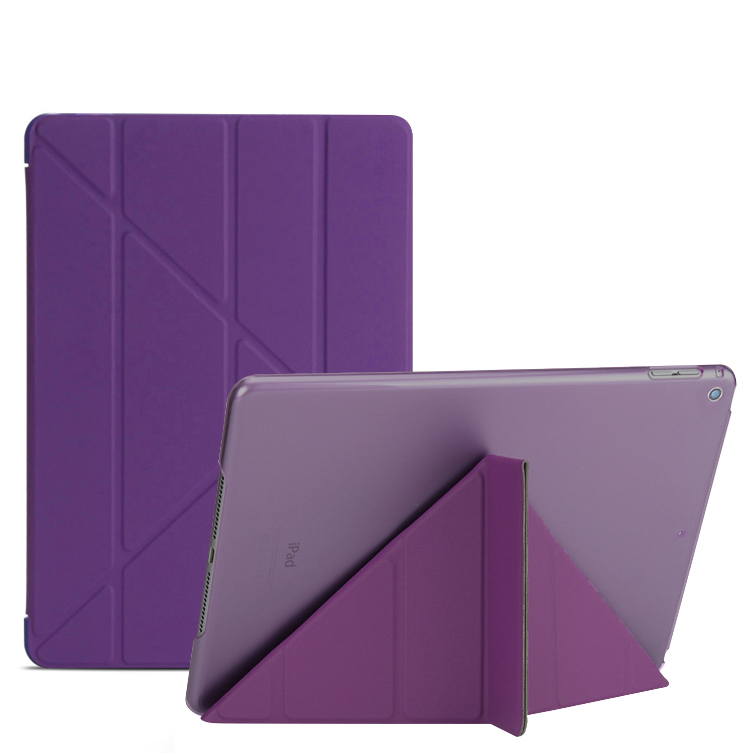 Apple iPad 10 2 7 Nesil Kılıf CaseUp Origami Mor